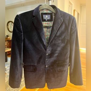 U.S. Polo Assn. Kids Dark Blue Velvet Blazer